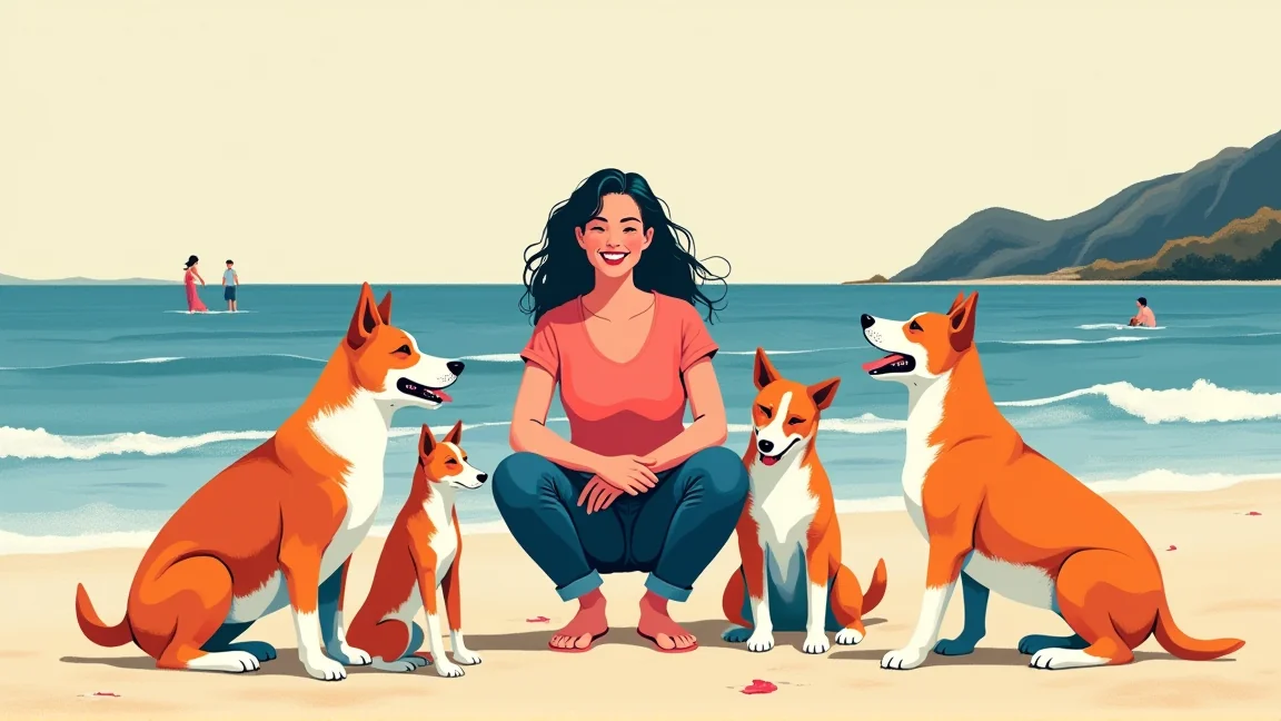 海外「ビーチで犬に笑いかけてる女性が、人生で一番美しい人だった」有名人を抑えた"1位"とは…？